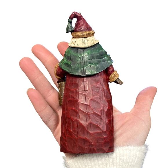 Vintage Jim Shore SANTA Ornament Folk Art 2002 - Picture 3 of 4